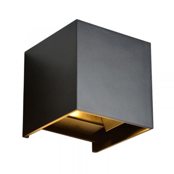 LED THEBE CUBE 2x3W DIM ZWART - Afbeelding 3