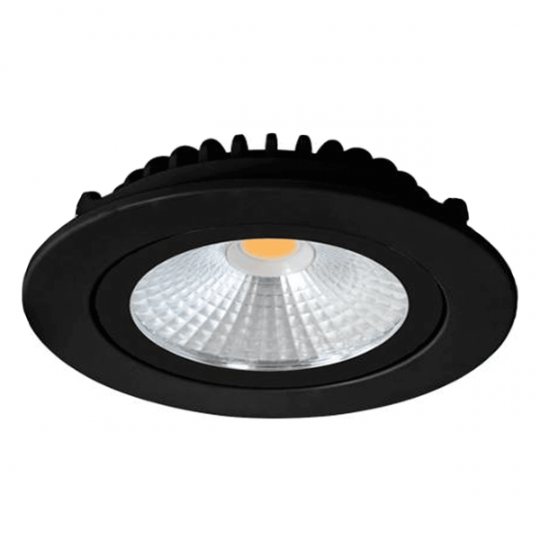 Slim inbouw LED Spot Zwart