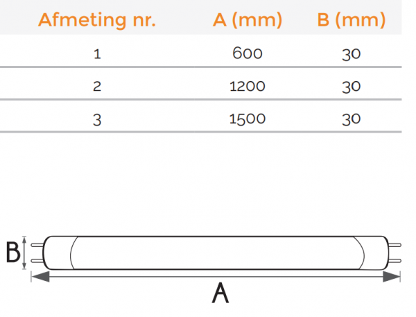 Antares Professionele LED TL Buis 150cm | Glas buis - Afbeelding 12