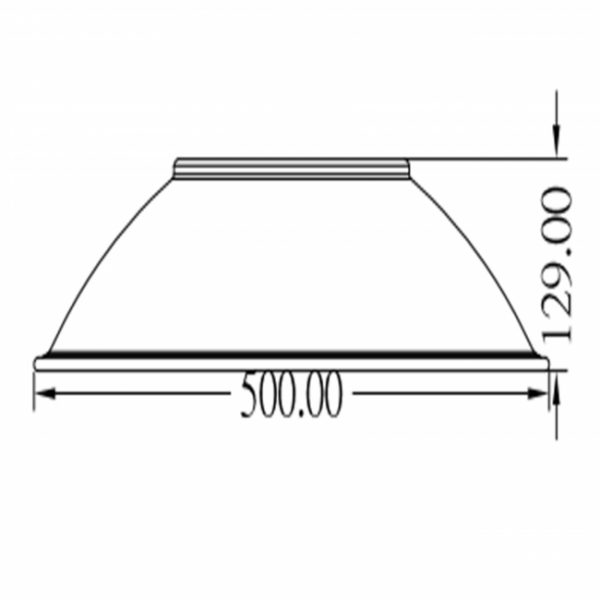 HUC ALUMINIUM REFLECTOR 90° + korte schroeven - Afbeelding 6