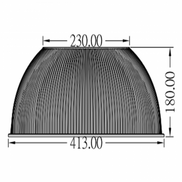 HUC PC REFLECTOR 60° + lange schroeven - Afbeelding 13