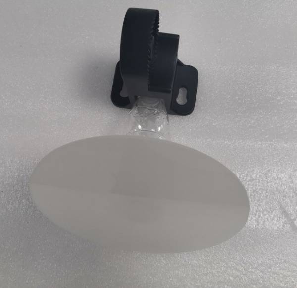 MAT GLAS COVER 120° VOOR HIGH BAYS ZWART (HUC) - Afbeelding 5