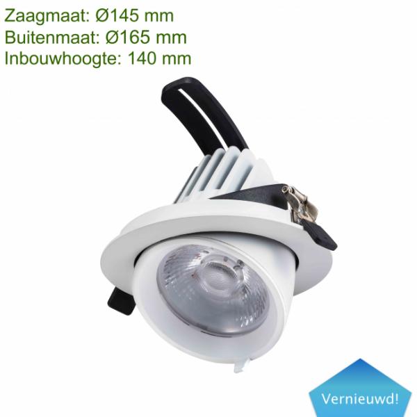 LED kantelbaar inbouw downlight