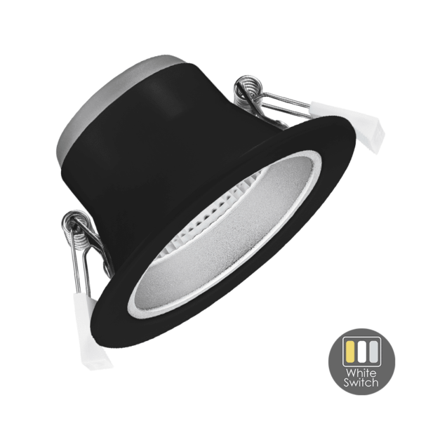 LED DOWNLIGHT SIA ZWART WHITE SWITCH Ø90