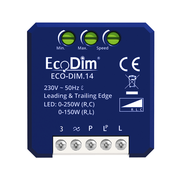 EcoDIM LED dimmer inbouwmodule | 0-250W (RLC)