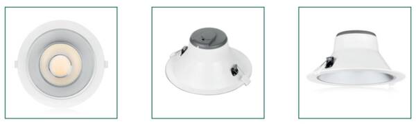 Reflector CCT LED Downlight aanzichten